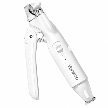 Vankoo 2-In-1 Dog Nail Clipper & Paw Hair Trimmer Kit with LED Light, Pet Paw Trimmer Rechargeable & Waterproof – Small Dog Grooming Clippers– Safe for Dogs & Cats Low Noise Pet Shaver #Summervibes #Petlovers